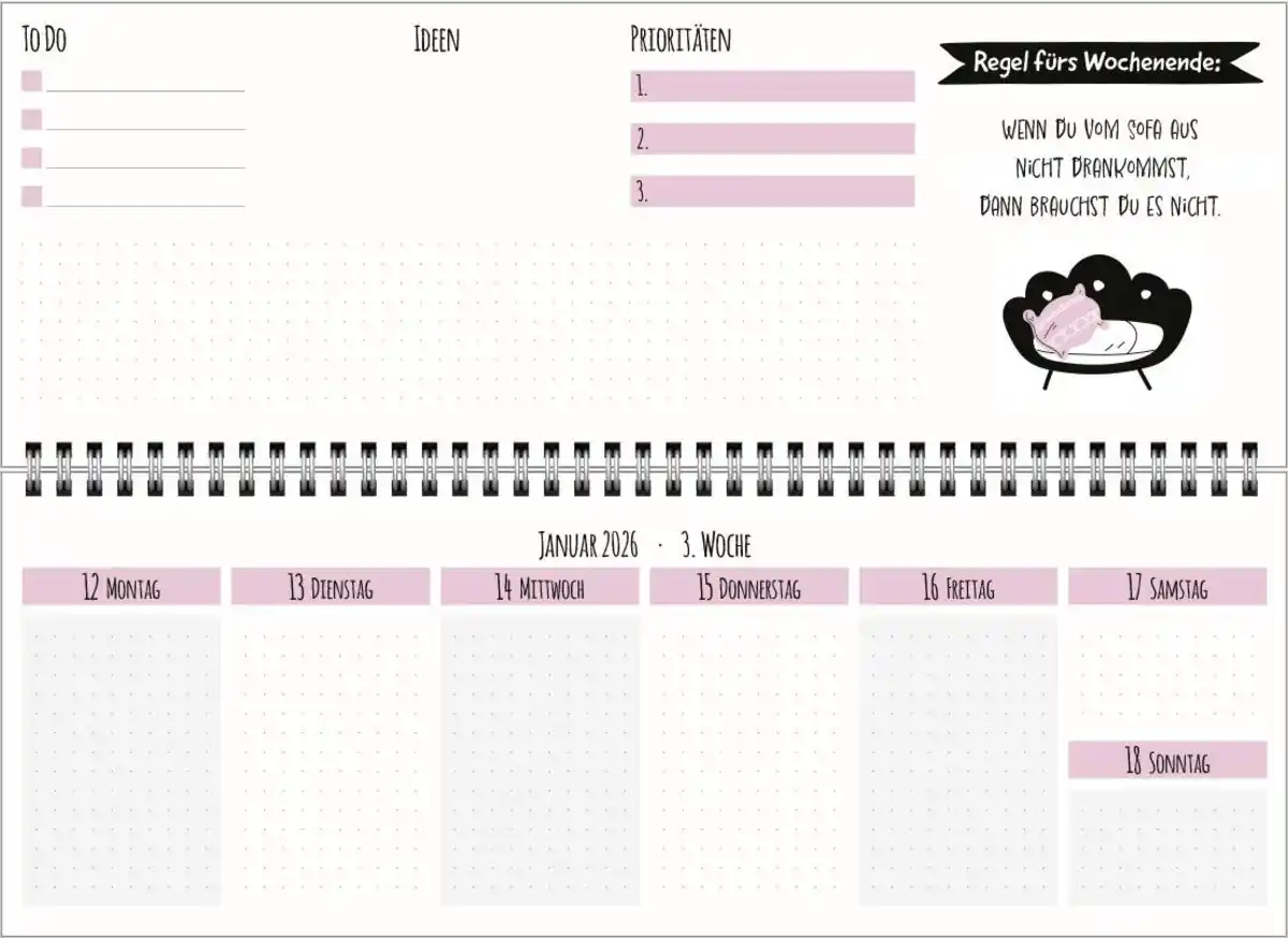 Bild 3 von Tischquerkalender 2026