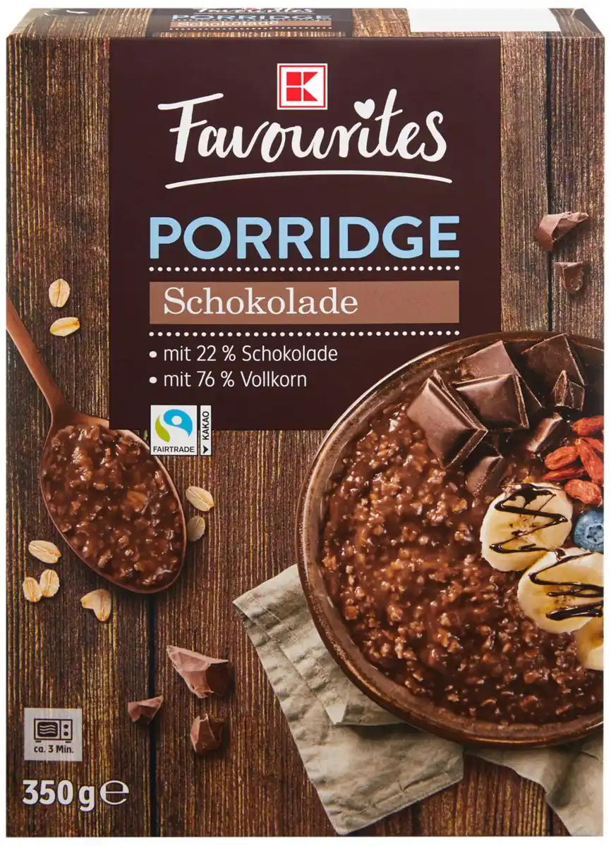 Bild 1 von K-FAVOURITES Porridge, 350-g-Packg.