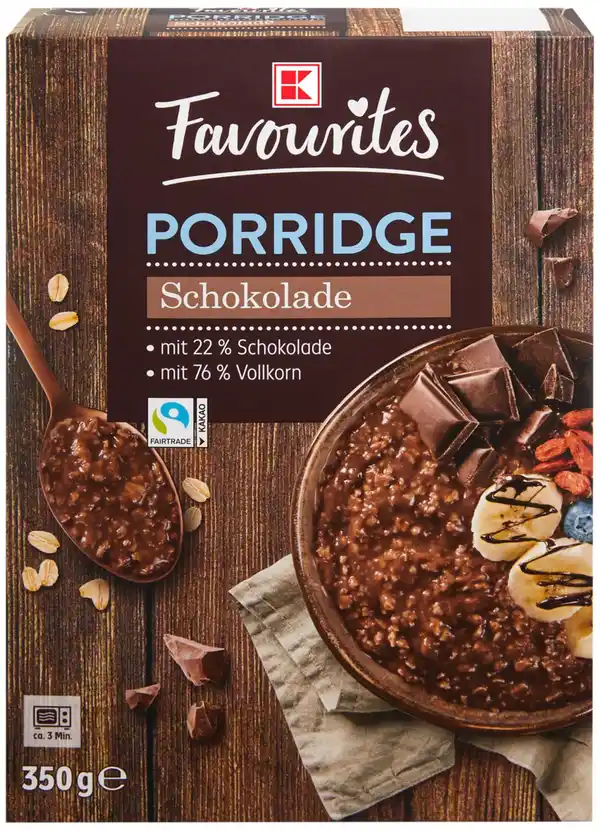 Bild 1 von K-FAVOURITES Porridge, 350-g-Packg.