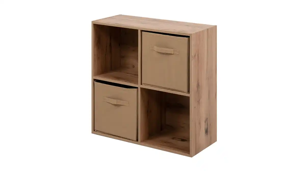 Bild 1 von Standregal Artisan Eiche 60 x 60 cm - mit 2 Faltboxen - ARVIKA