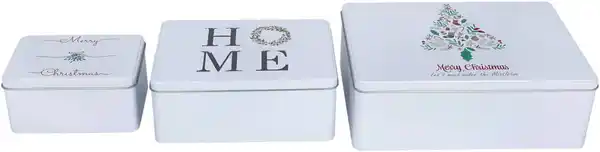 Bild 1 von SPICE&SOUL® Keksdosen-Set rechteckig, 3-teilig