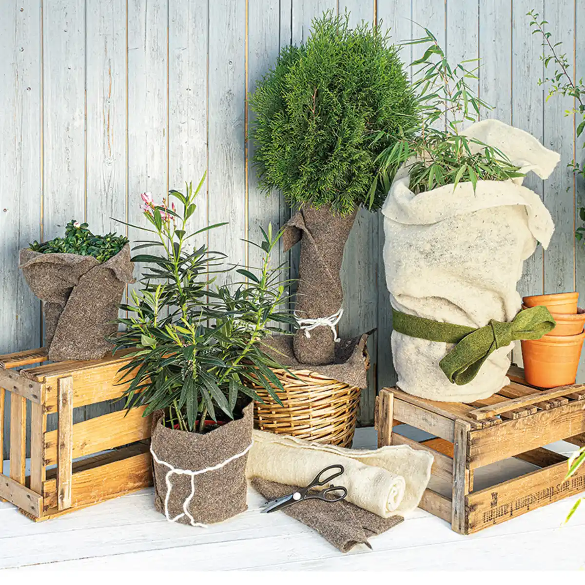 Bild 1 von Powertec Garden Schafwoll-Filzmatte / Schafwoll-Vliesdecke