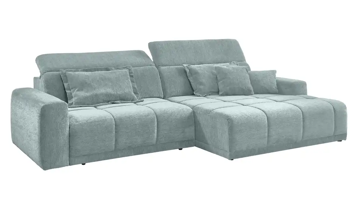 Bild 1 von Ecksofa grün - 288 x 176 cm - Sitztiefenverstellung - OT rechts - BROOK