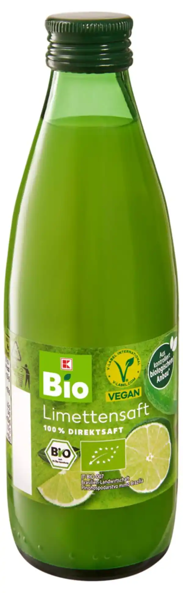 Bild 1 von K-BIO Bio-Limettensaft, 250-ml-Fl.