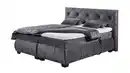 Bild 1 von Boxspringbett 180 x 200 cm anthrazit Samt - elektrisch - SANUR