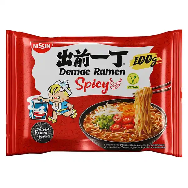 Bild 1 von NISSIN Demae Ramen 100 g, Scharf