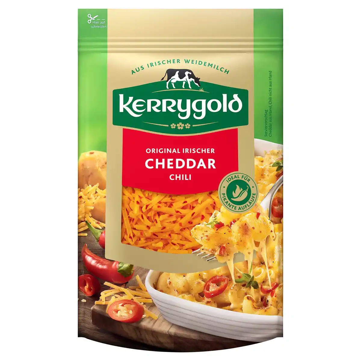 Bild 1 von KERRYGOLD Reibekäse 150 g, Chili