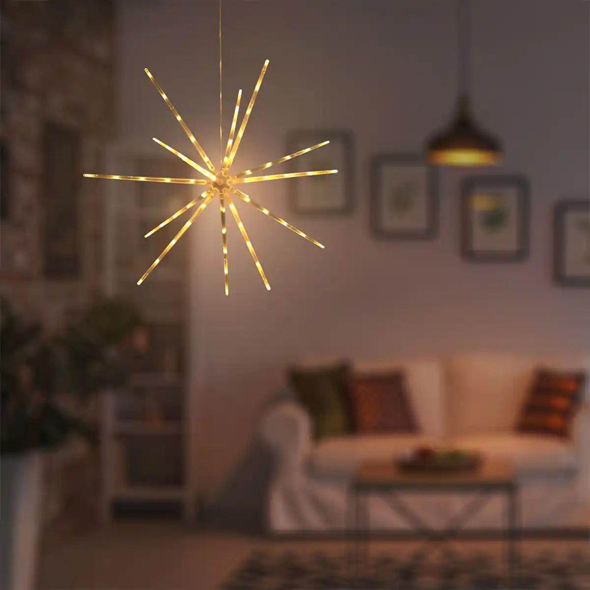 Bild 2 von LED-Acryl-Sternleuchte, Schneeflocke