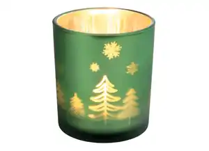 Windlicht mattes Glas