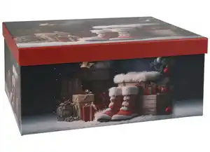 Weihnachts-Dekobox 35x27x16 cm