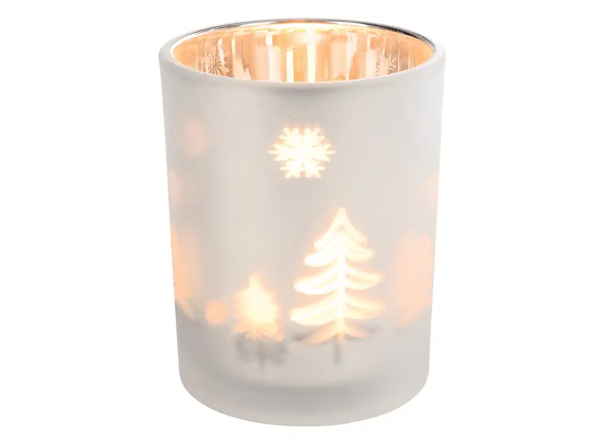 Bild 1 von Windlicht mattes Glas