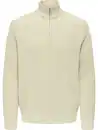 Bild 1 von Only&Sons ONSJOIN REG LS HIGH N Strickpullover Weiß