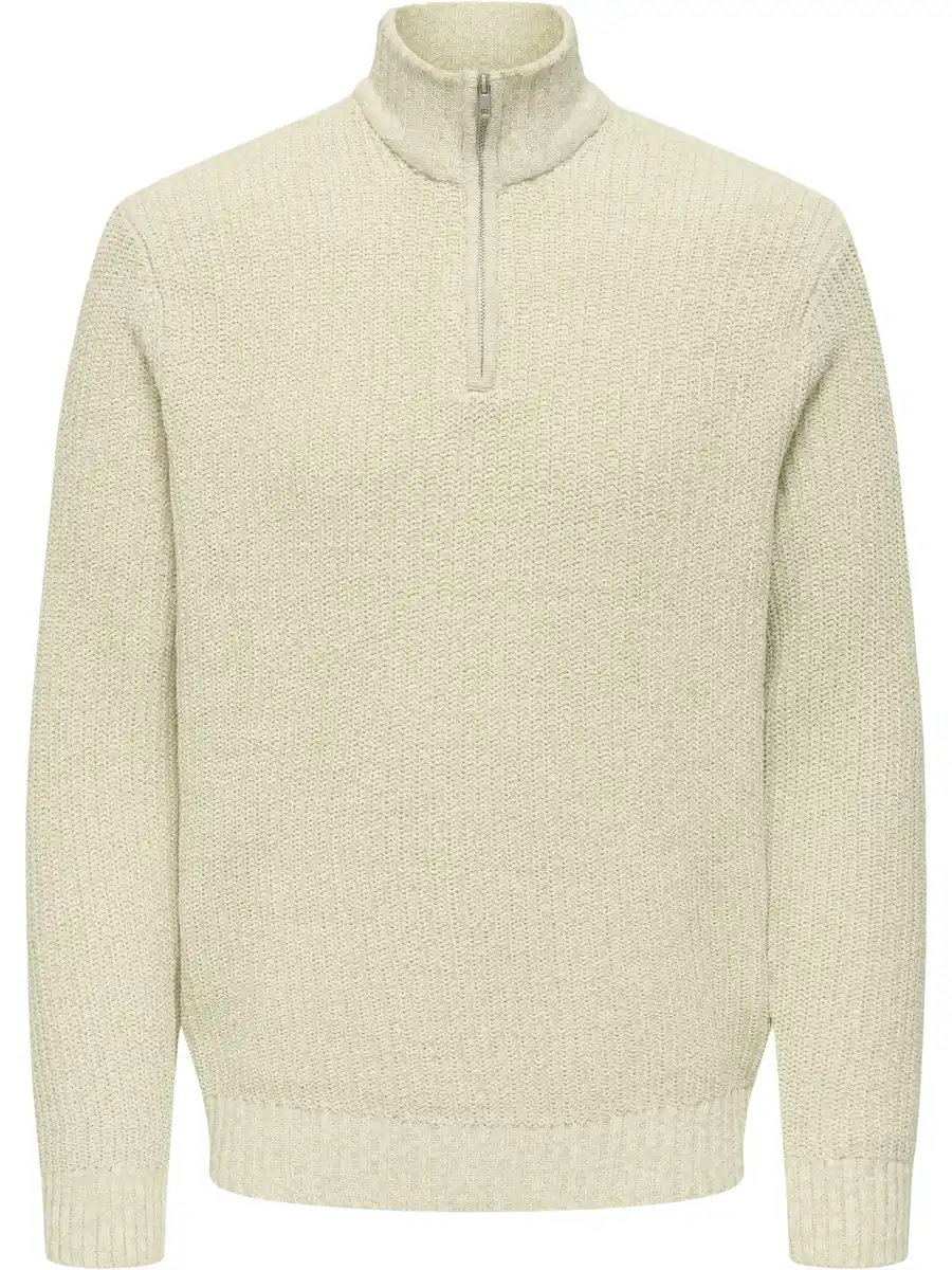 Bild 1 von Only&Sons ONSJOIN REG LS HIGH N Strickpullover Weiß