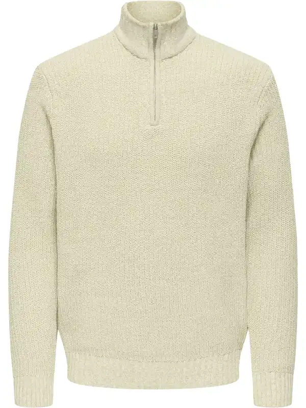 Bild 1 von Only&Sons ONSJOIN REG LS HIGH N Strickpullover Weiß