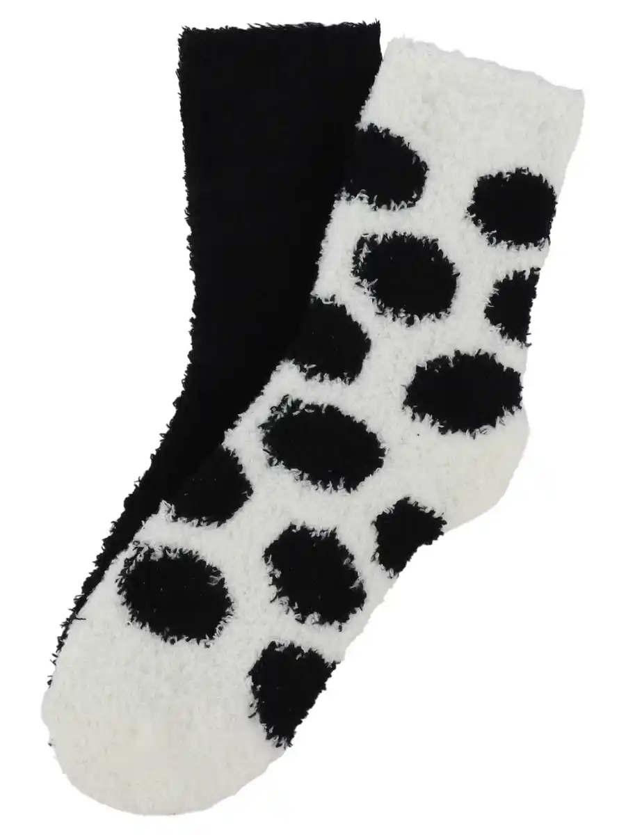 Bild 1 von Damen Kuschelsocken im 2er Pack Schwarz
