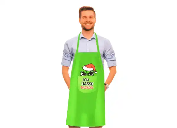 Bild 1 von Kochschürze „Festtagsmuffel“ mit Tasche