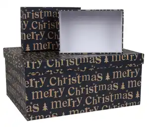 Dekobox „MerryXmas“ ca. L 35 x B 27 x H 16 cm