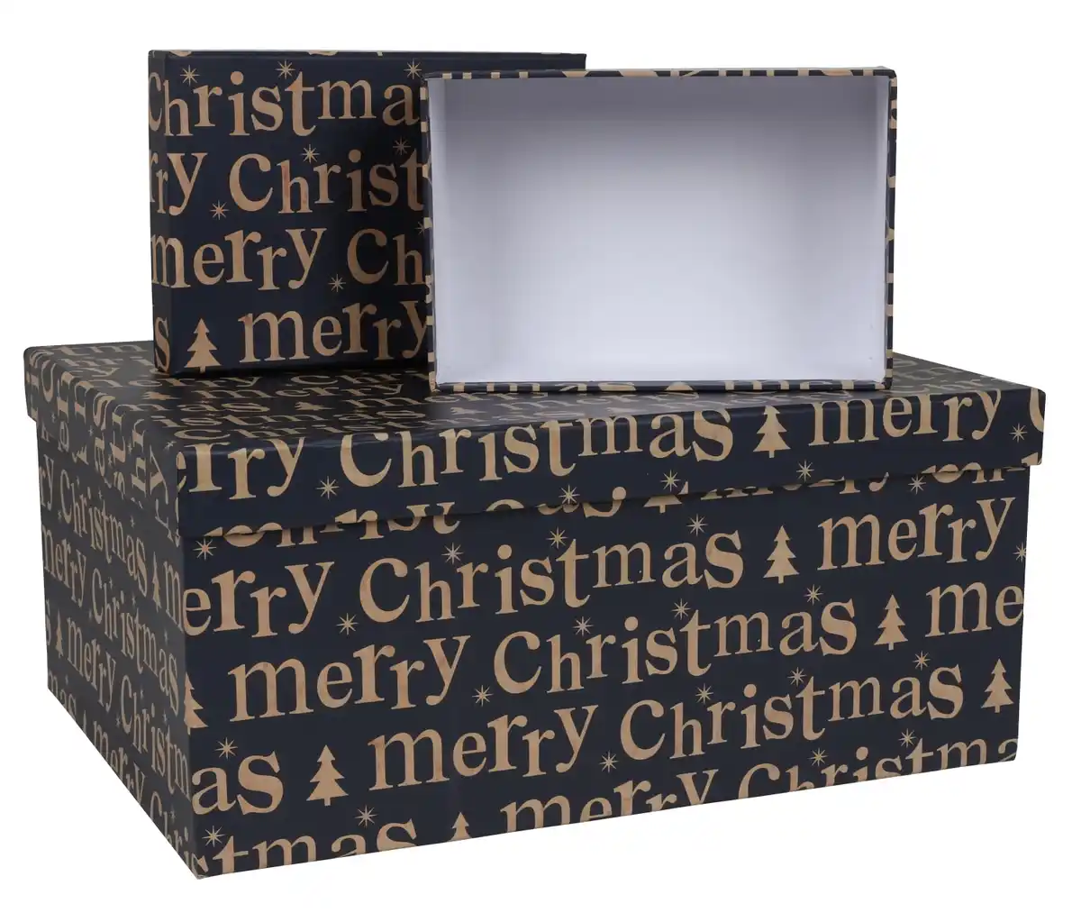 Bild 1 von Dekobox „MerryXmas“ ca. L 35 x B 27 x H 16 cm