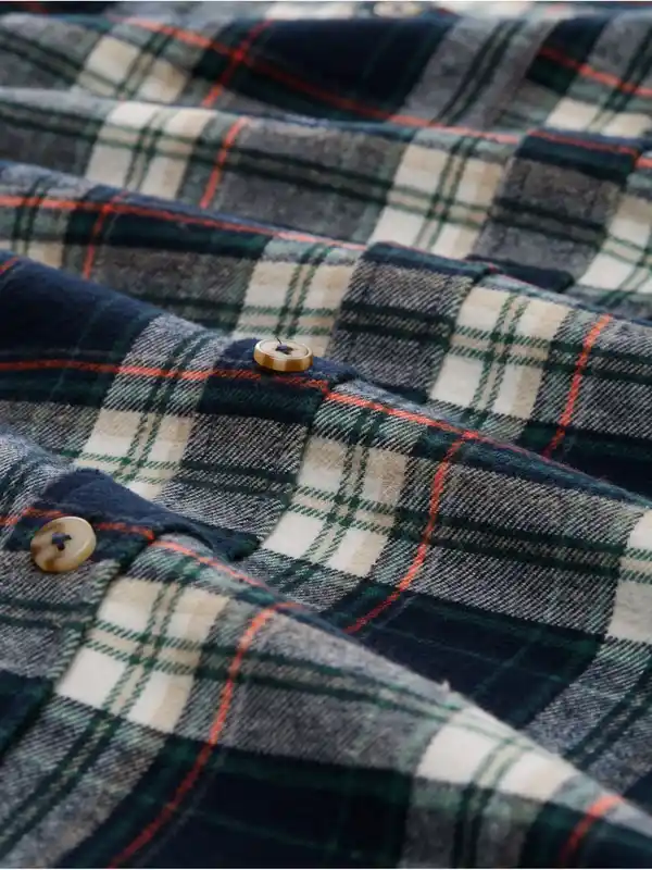 Bild 2 von Tom Tailor Herren Flanellhemd Blau