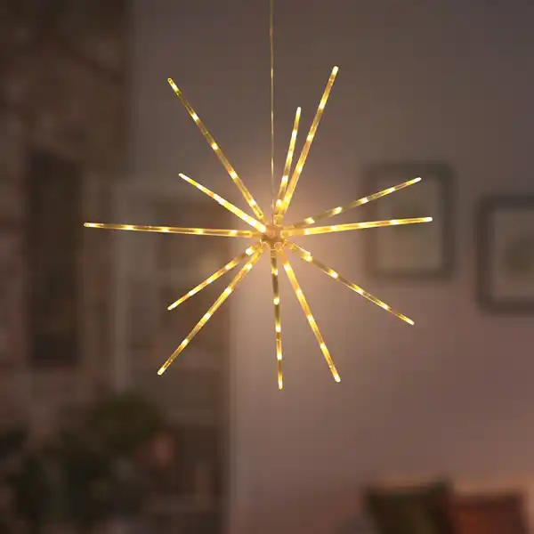 Bild 3 von LED-Acryl-Sternleuchte, Schneeflocke