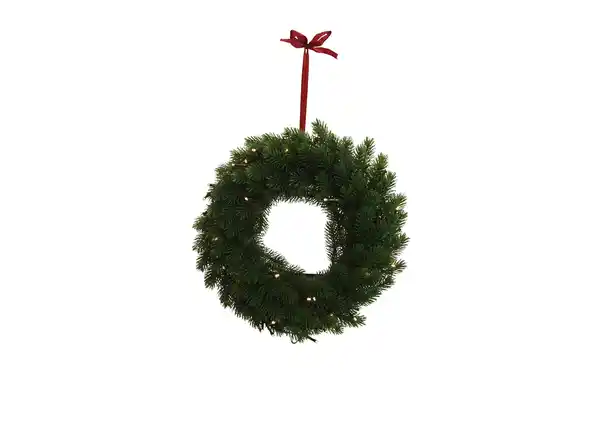 Bild 1 von LED-Tannenkranz mit 48 warmweißen LEDs