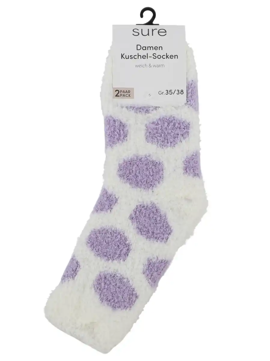 Bild 3 von Damen Kuschelsocken im 2er Pack Lila