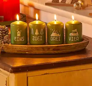 Adventskerzen 1, 2, 3, 4*