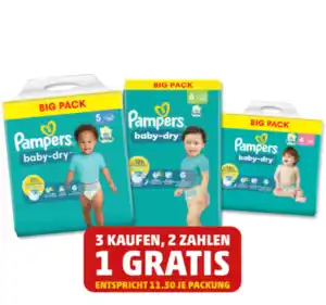 PAMPERS Windeln Big Pack