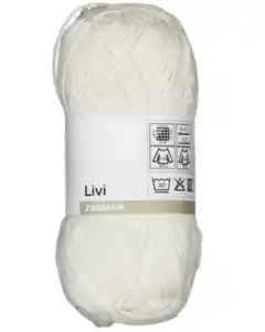 Livi Strickgarn - Weiß, Weiß, 100 g