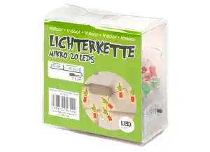Lichterkette „Festtagsmuffel“ 20 LEDs