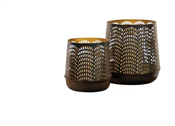 Bild 1 von Metall-Windlicht ca. ø 17 x H 17cm