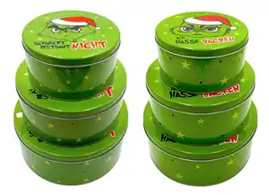 Gebäckdosen 'Festtagsmuffel' Metall