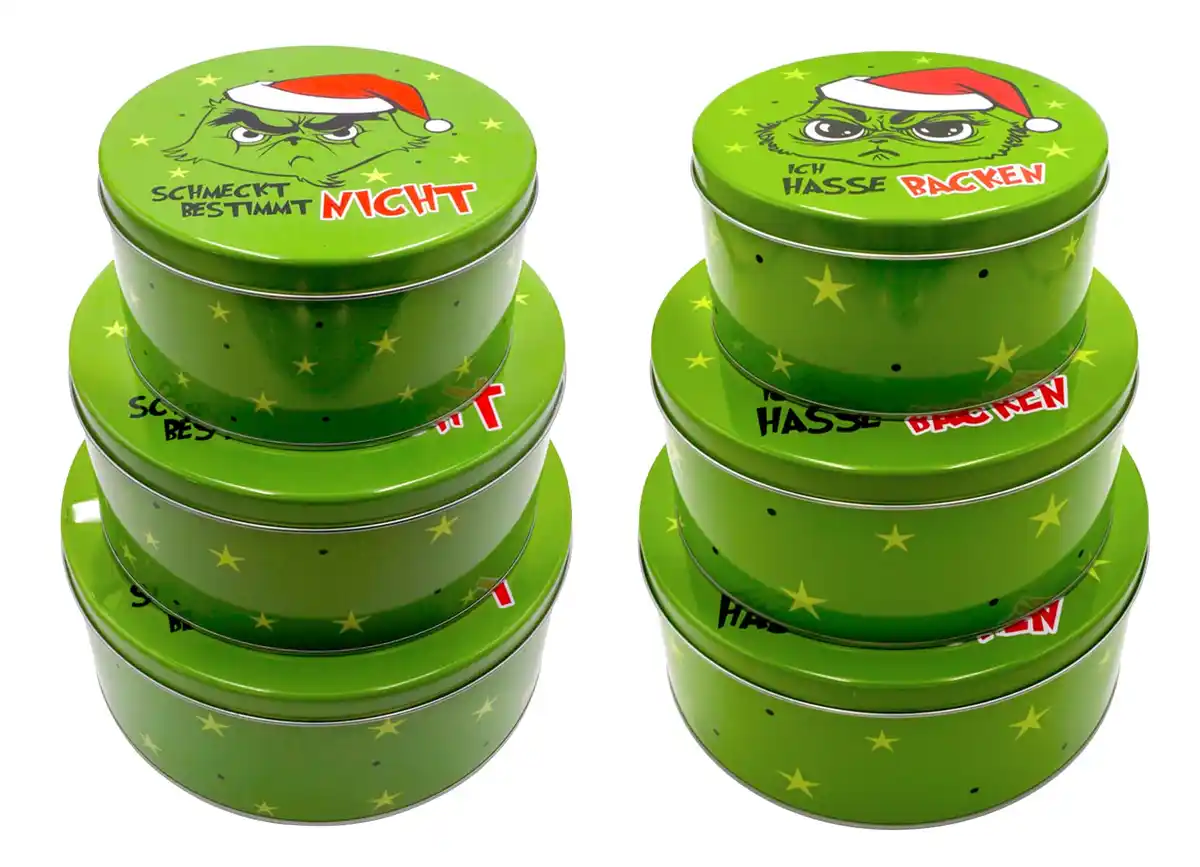 Bild 1 von Gebäckdosen 'Festtagsmuffel' Metall