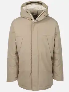 Herren Jacke mit Kapuze Beige