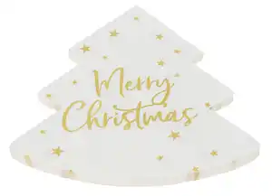 Weihnachts-Shape-Servietten 12er