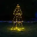 Bild 1 von 3D-Drahtbaum mit Timer und 120 LEDs 110cm Warmweiß