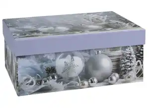 Weihnachts-Dekobox 25 x 18x 11cm