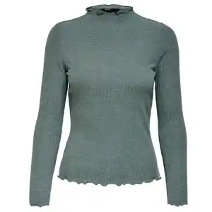 Only ONLEMMA L/S HIGH NECK Langarmshirt Grün