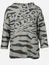 Bild 1 von Damen Flauschshirt mit Alloverprint Grau