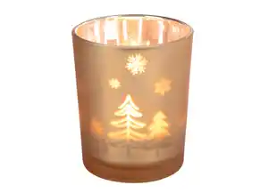 Windlicht mattes Glas