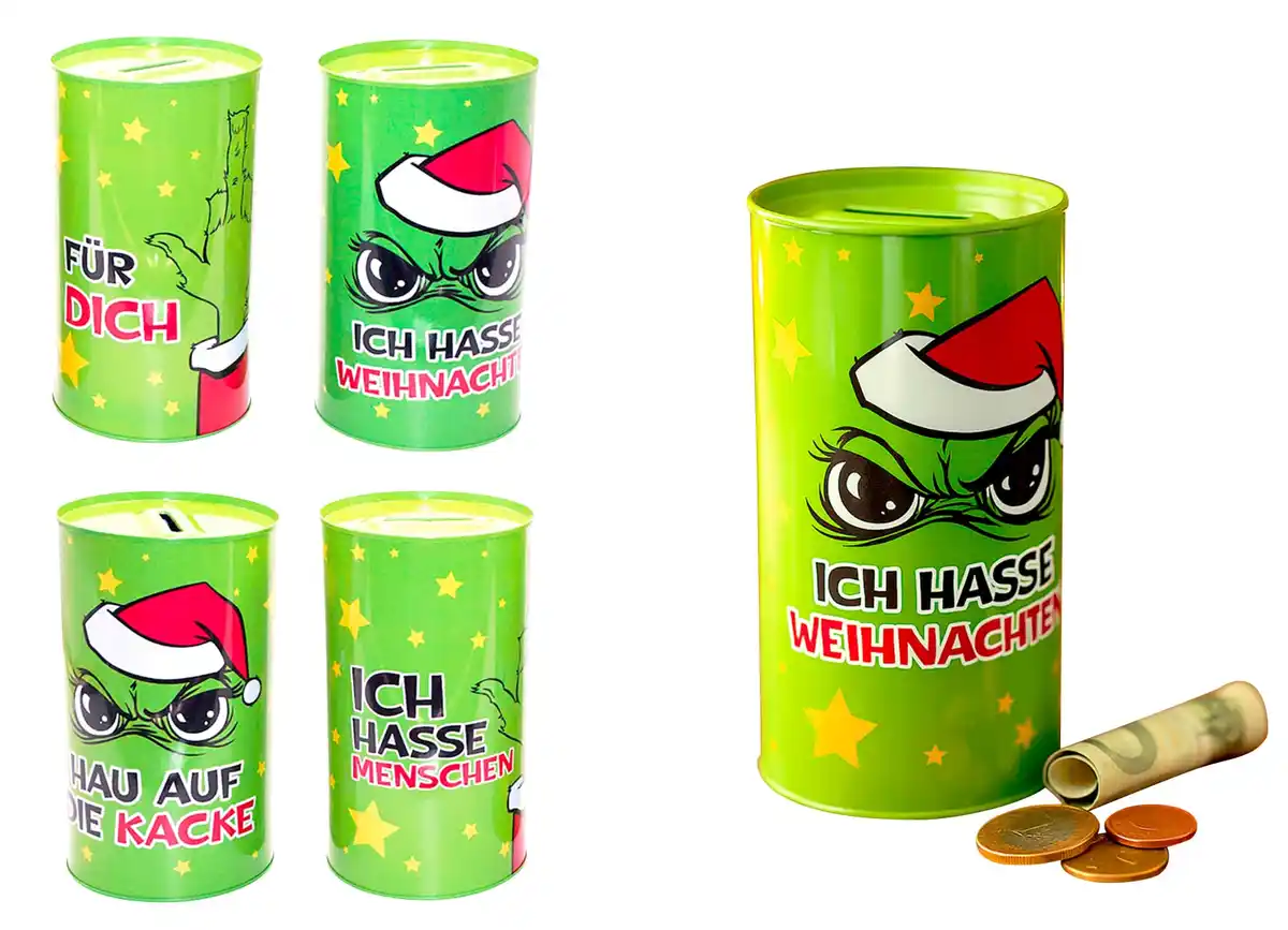 Bild 1 von Spardose „Festtagsmuffel“ Metall