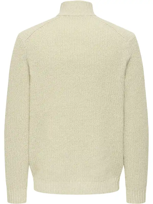 Bild 2 von Only&Sons ONSJOIN REG LS HIGH N Strickpullover Weiß