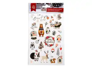 Selbstklebende Weihnachtssticker versch. Motive