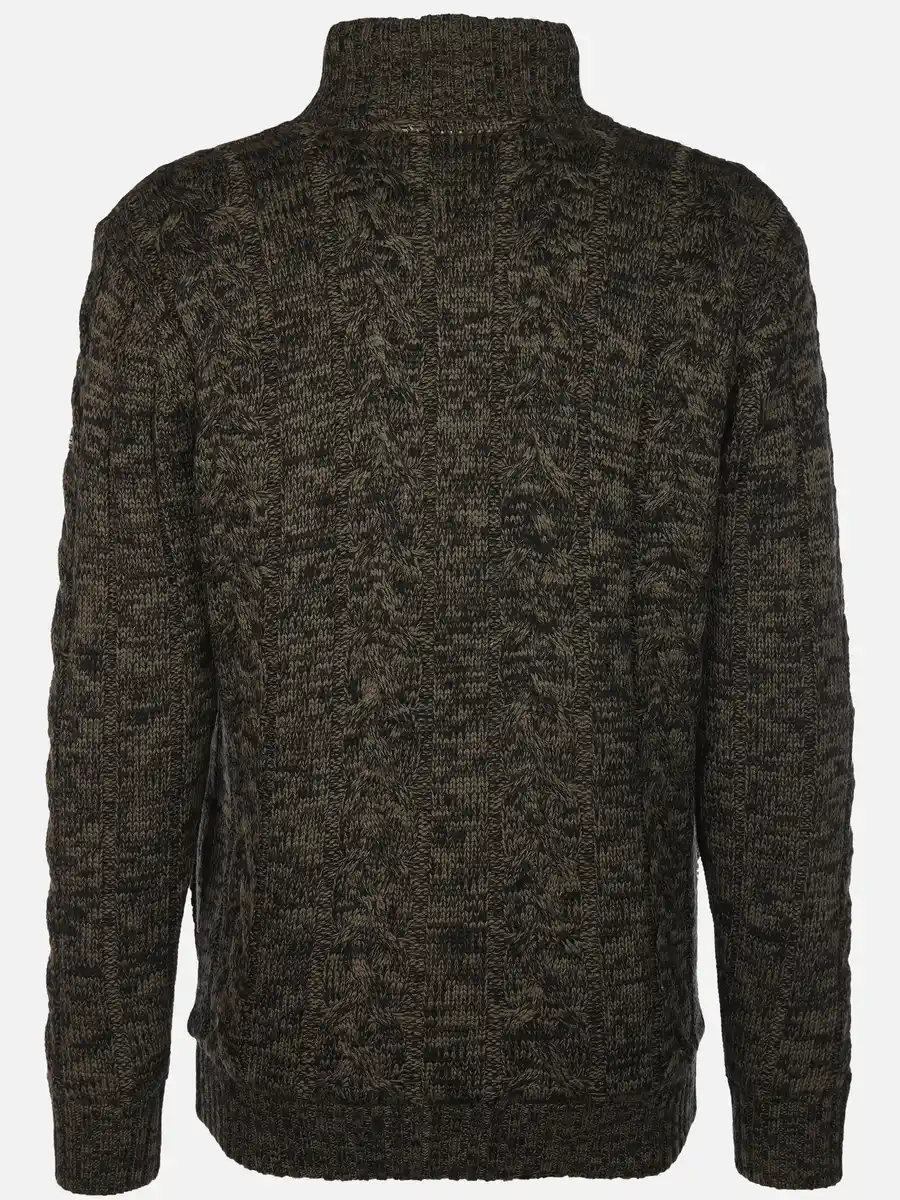 Bild 2 von Herren Strickjacke, warm wattiert Oliv