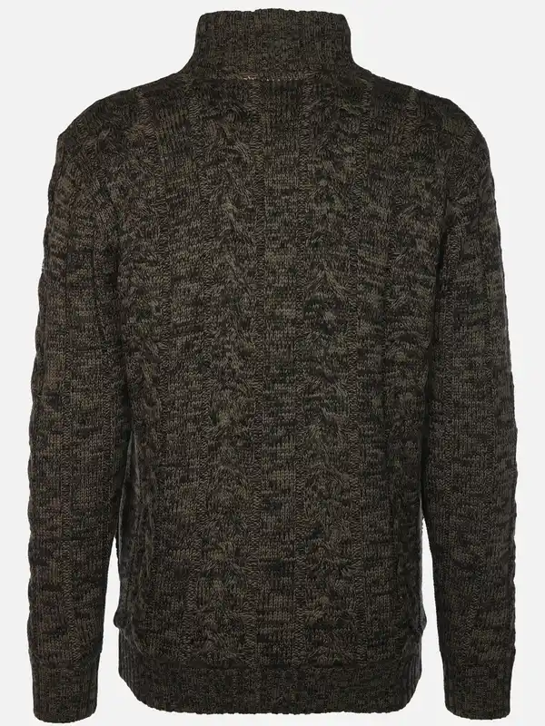 Bild 2 von Herren Strickjacke, warm wattiert Oliv