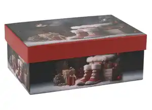 Weihnachts-Dekobox 19x13cm