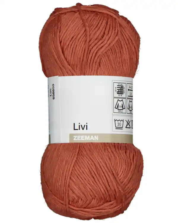 Bild 1 von Livi Strickgarn - Braun, Braun, 100 g