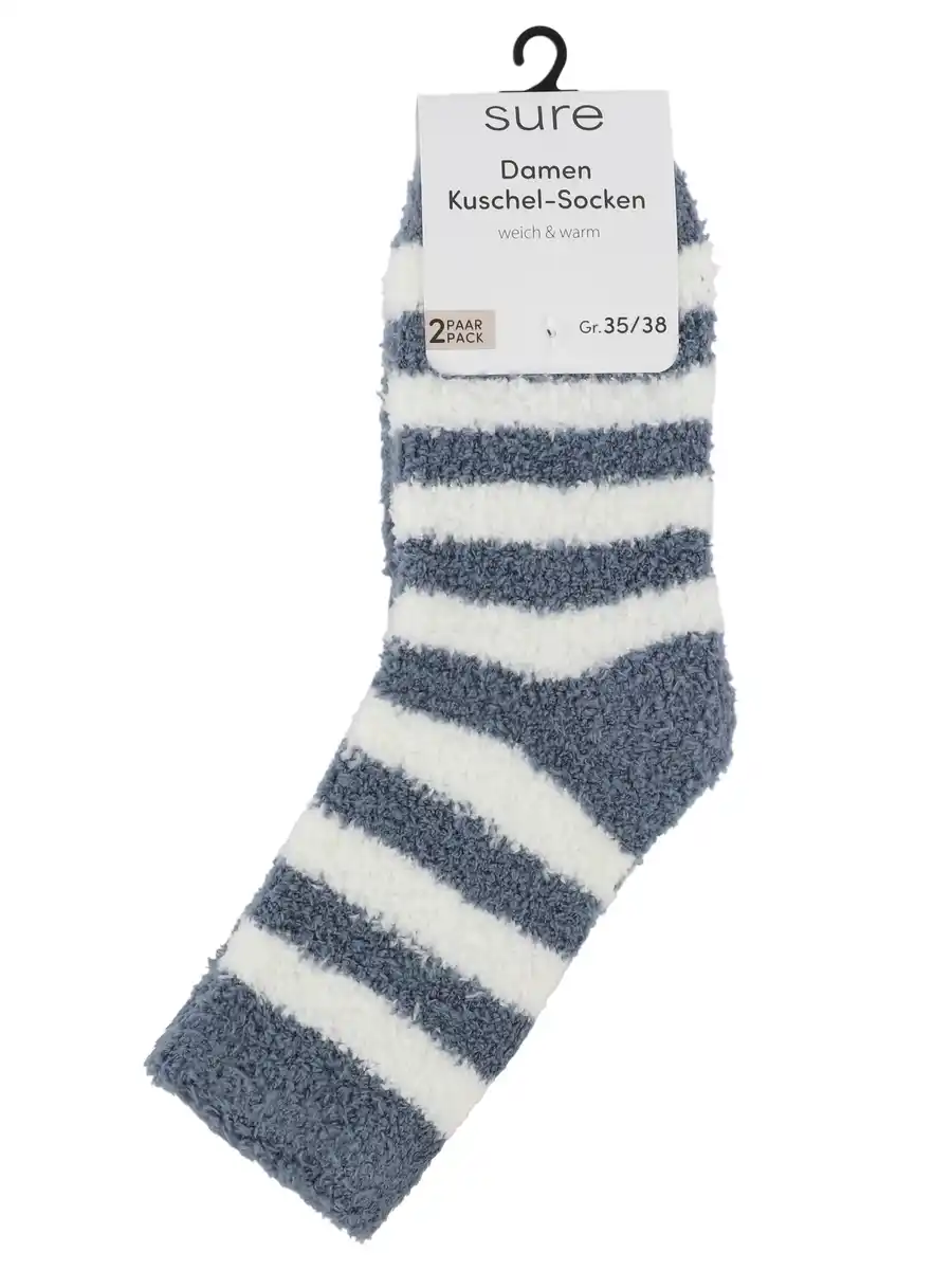 Bild 3 von Damen Kuschelsocken im 2er Pack Grau