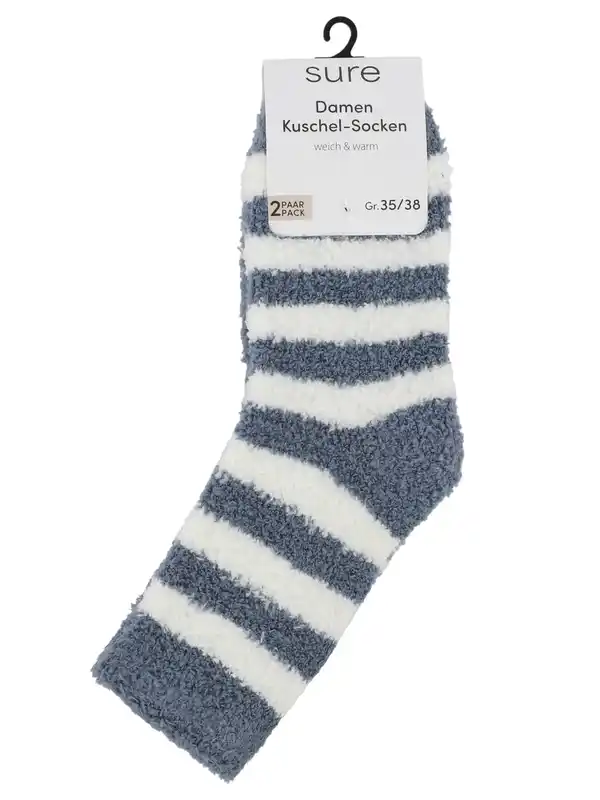 Bild 3 von Damen Kuschelsocken im 2er Pack Grau