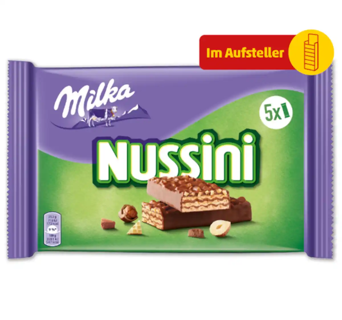 Bild 1 von MILKA Nussini Riegel*